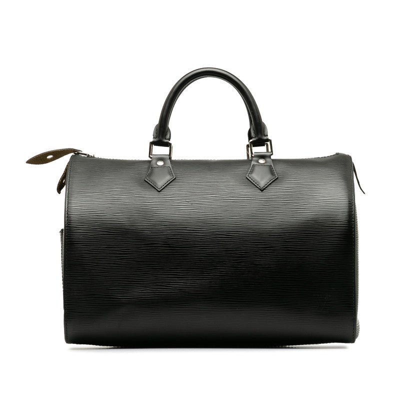 Louis Vuitton Epic Speed 30 Handbag Mini Boston Bag M59022 Noir Black Leather Lady Louis Vuitton
