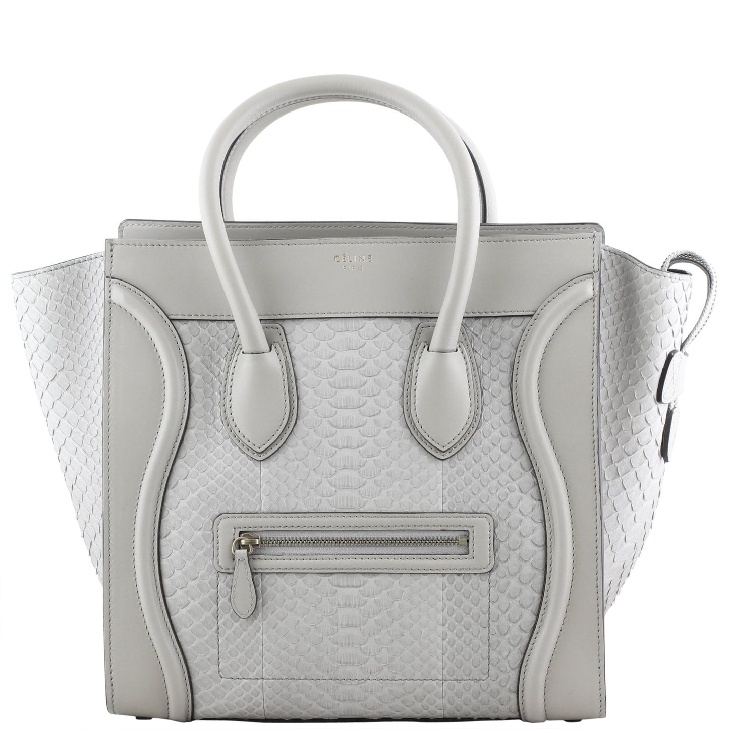 Celine Mini Luggage Tote Python