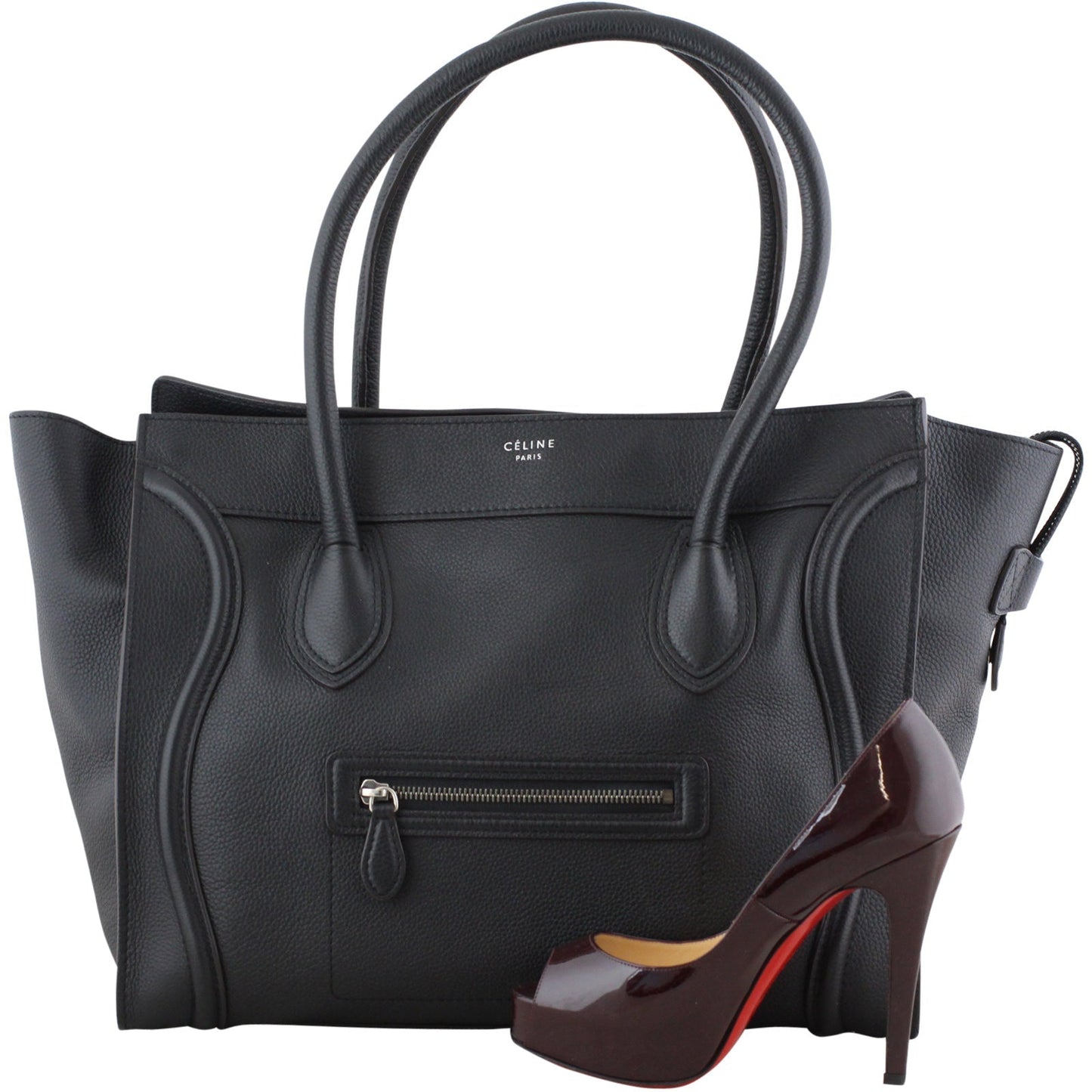 Celine Shoulder Luggage Tote