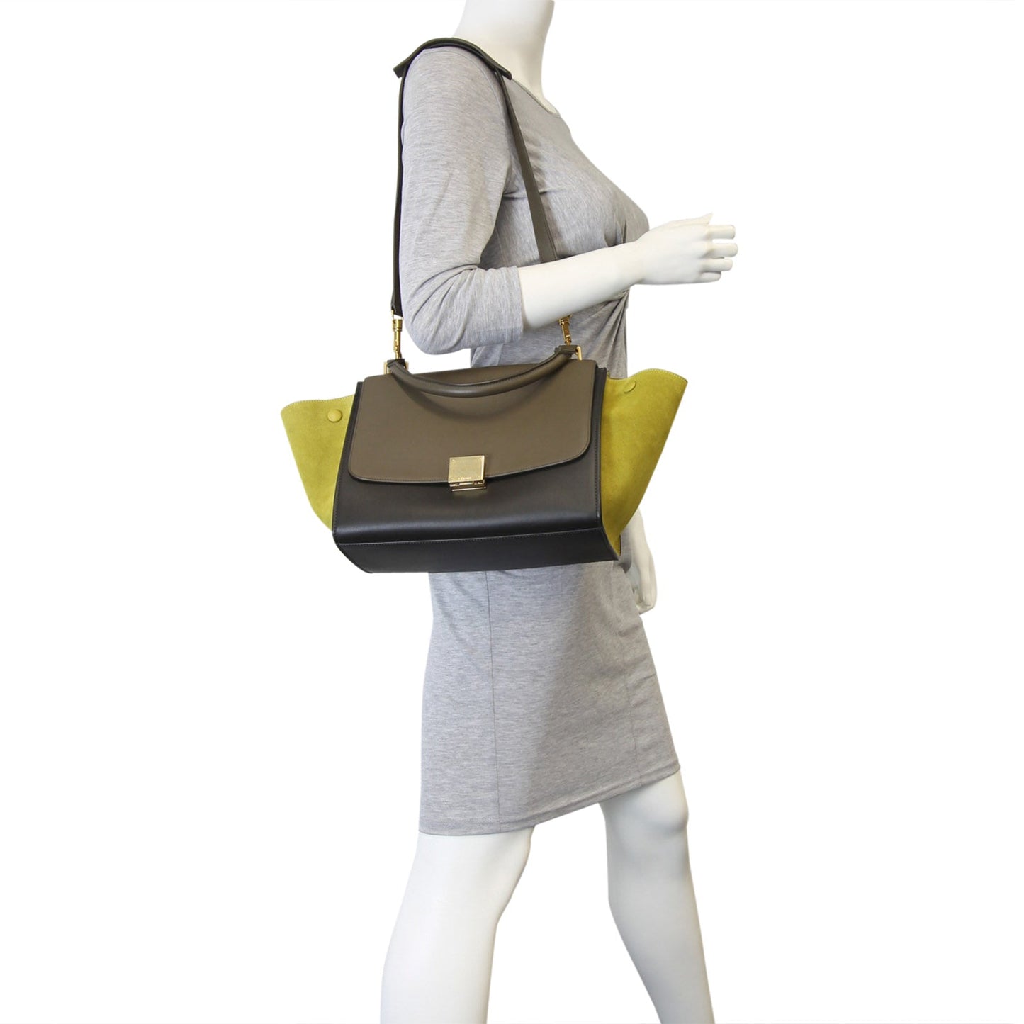 Celine Trapeze Tricolour Small