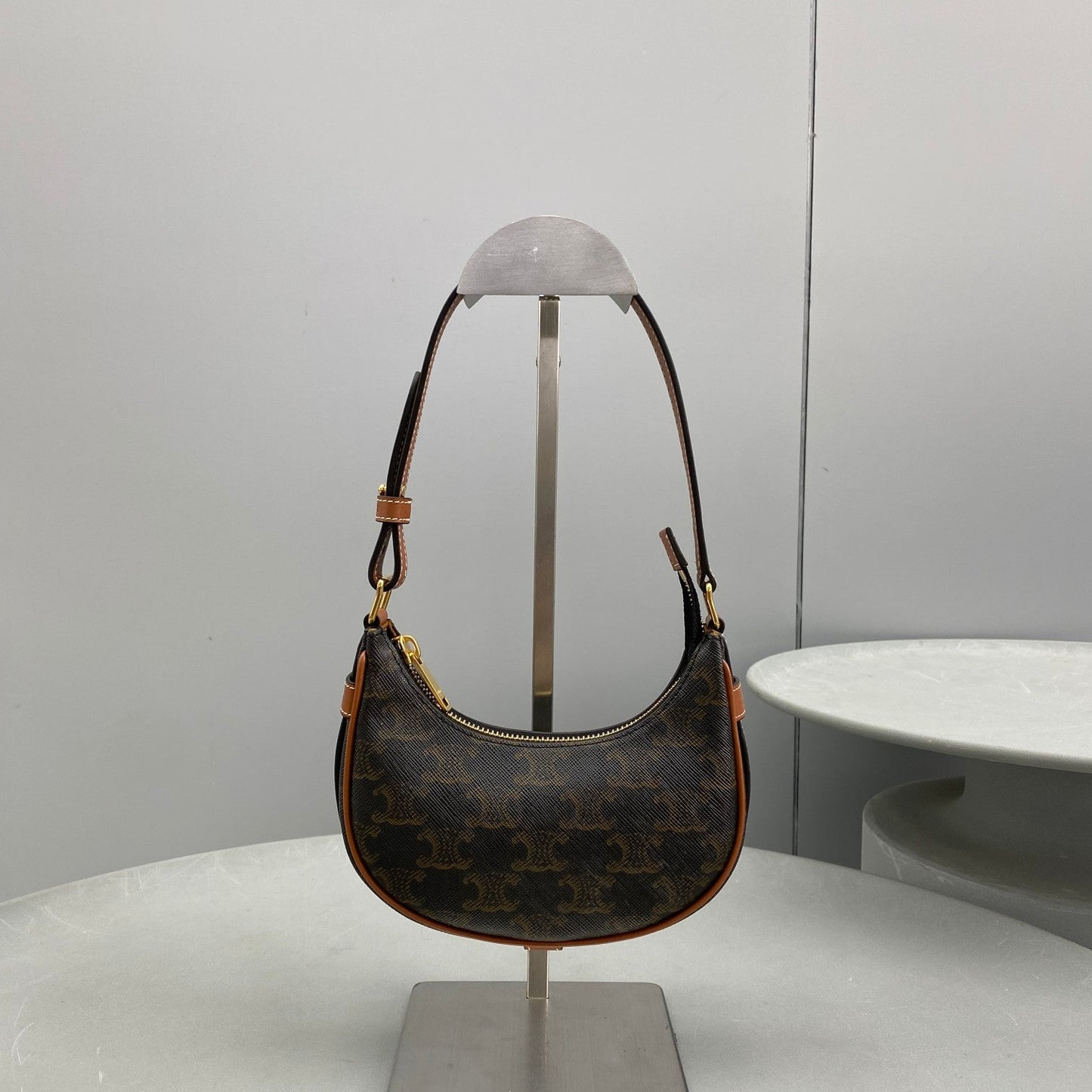 Top Quality Mini Ava In Triomphe Canvas Brown For Women 6in/16cm 10I602DS1-04LU