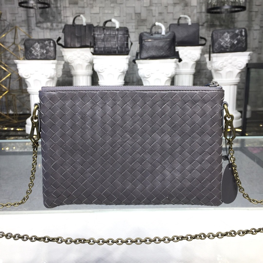 Top Quality Chain Shoulder Bag Gray, For Women, Women’s Bags 9.6in/24.5cm