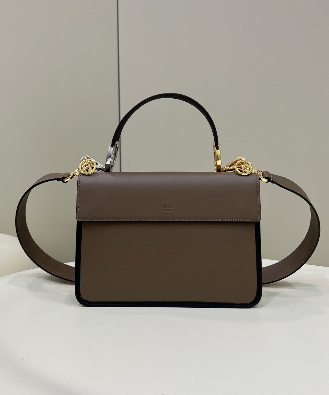FI Kan I F MeTop Qualityum Brown Bag For Woman 18cm/7in 8BT284A651F13VK