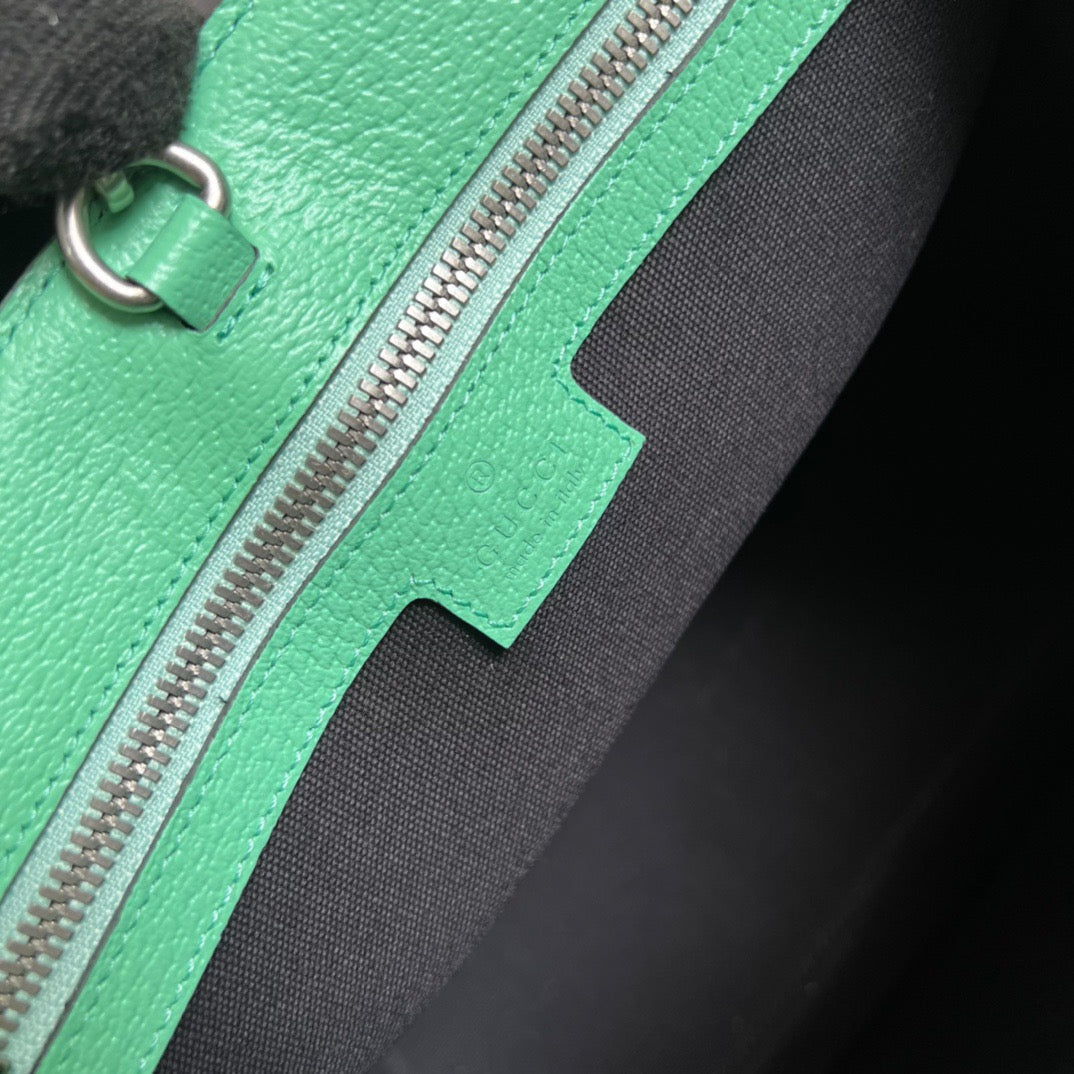 gg Love Parade gg Tote Bag Green For Women, Women’s Bags 12in/31cm gg