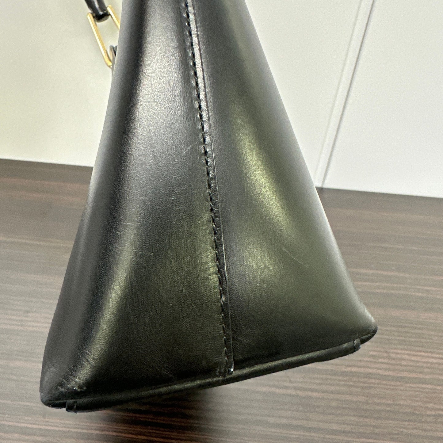 Gucci   Leather Bamboo Shoulder Bag - Blue Shoulder Bags, Handbags LB