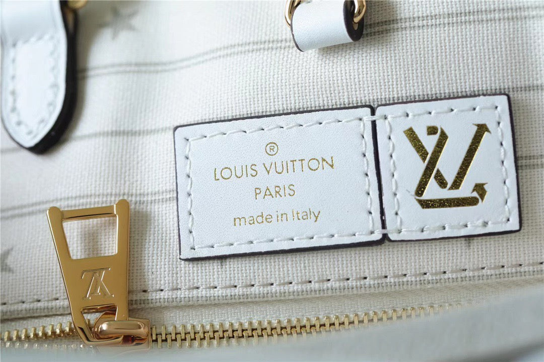 Top Quality Onthego MM Monogram Giant And Raffia White/ Yellow For Women,  Shoulder And Crossbody Bags 35cm/13.8in Top Quality 