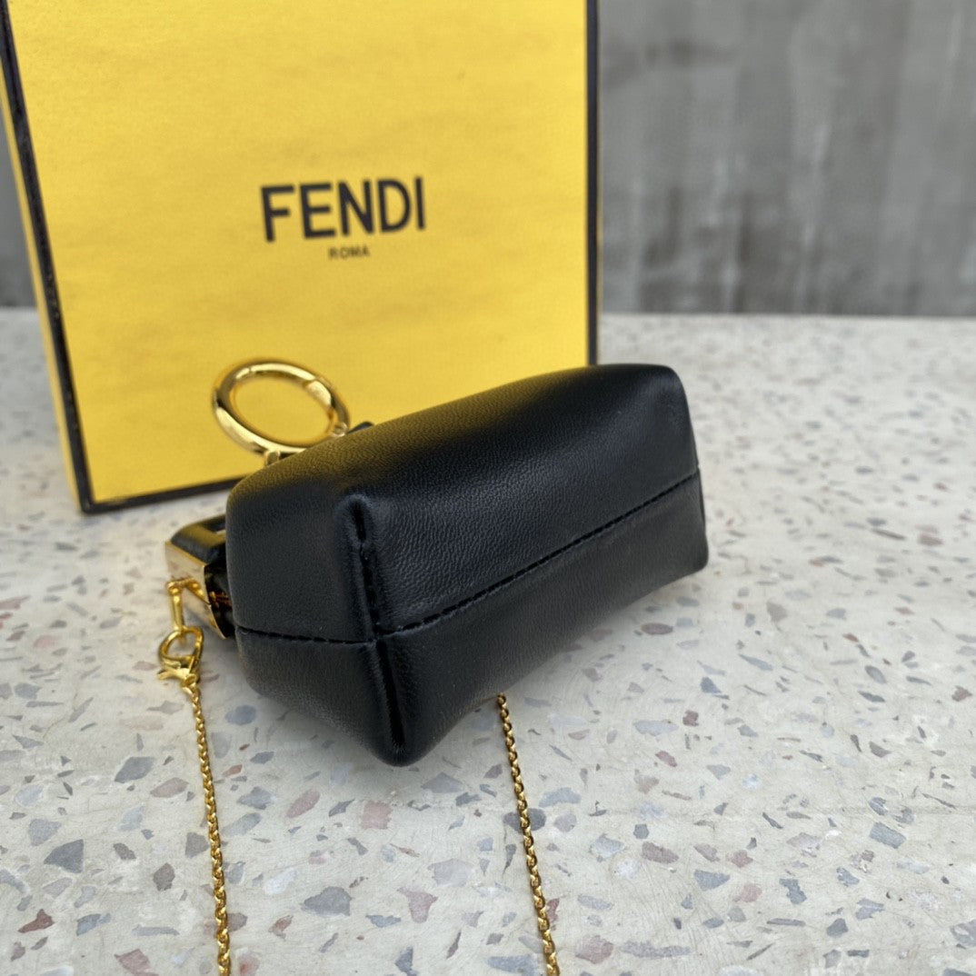 Top QualityTop Quality Nano Top QualityTop Qualityrst Charm Black Bag For Woman 10cm/4in