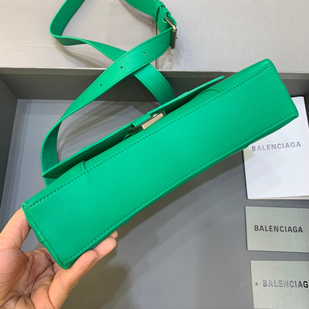 Top Quality Downtown XS Shoulder Bag In Green, For Women,  Bags 10in/25cm