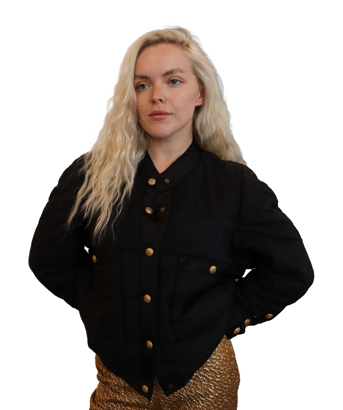 Chanel black down jacket - DXBS2548