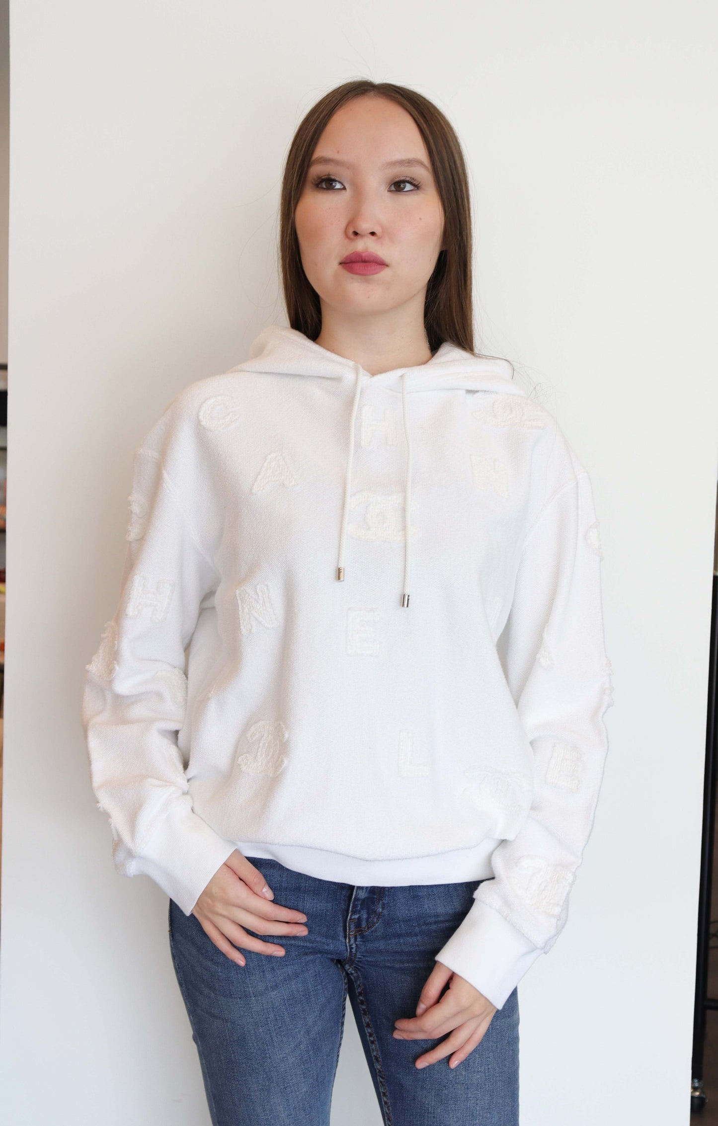 chanel coco mark cotton go sweatshirt DXBS2545