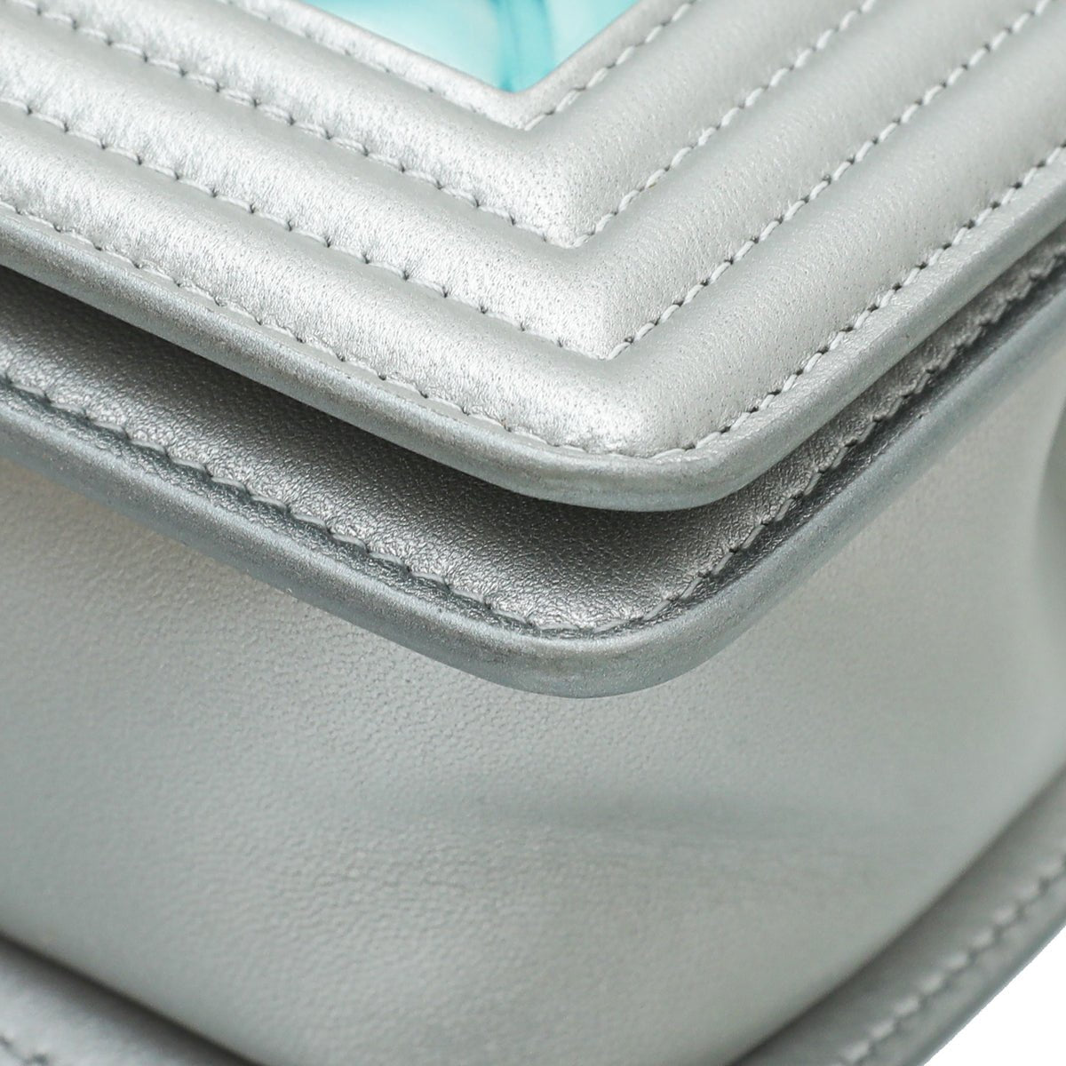 Chanel Bicolor Le Boy Metallic Small Bag