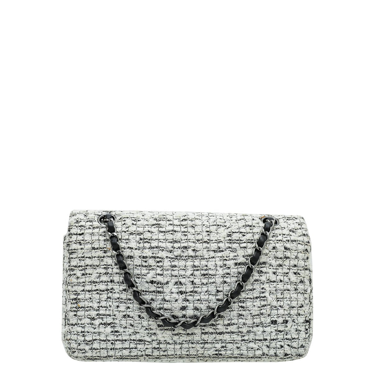 Chanel Bicolor Reissue Tweed Garden Party 224 Double Flap Bag