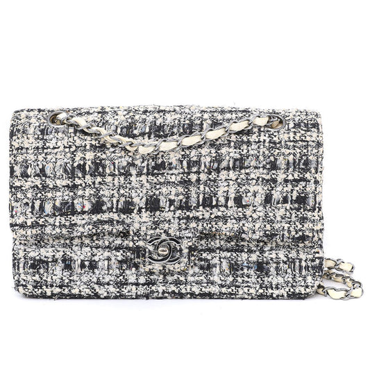 Chanel Bicolor Tweed CC Double Flap Bag
