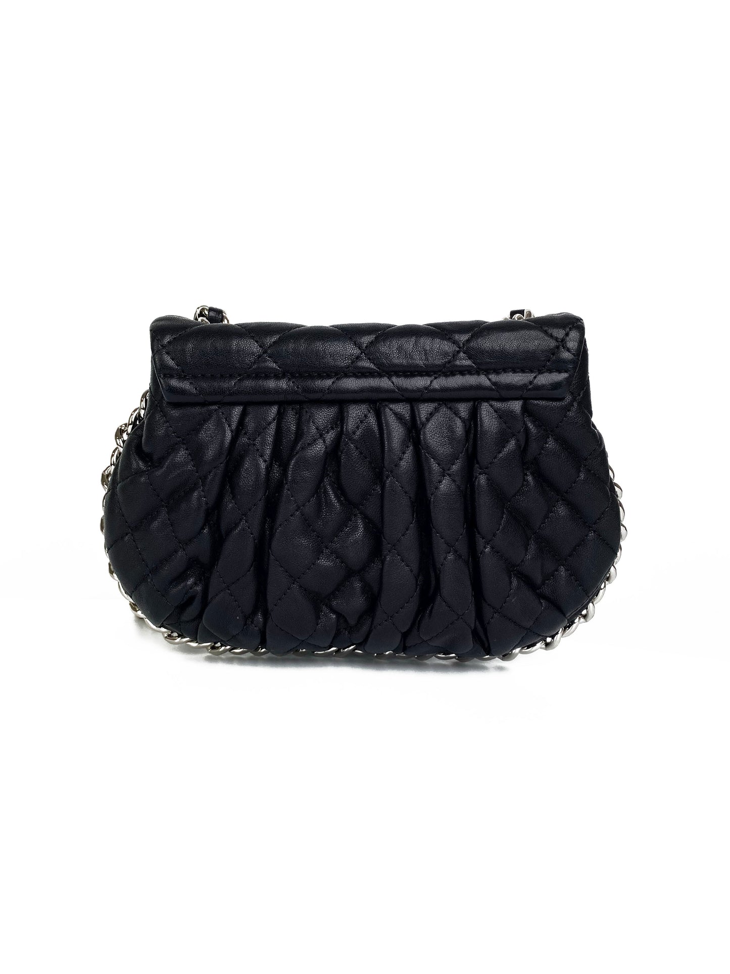 Chanel   Black Chain Around Bag