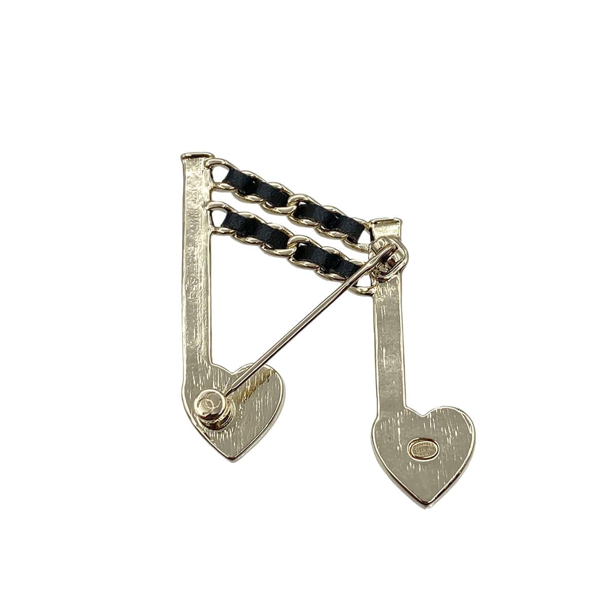 CHANEL COCOMARK BROOCH NOTE MOTIF ACCESSORY L24A 90264580