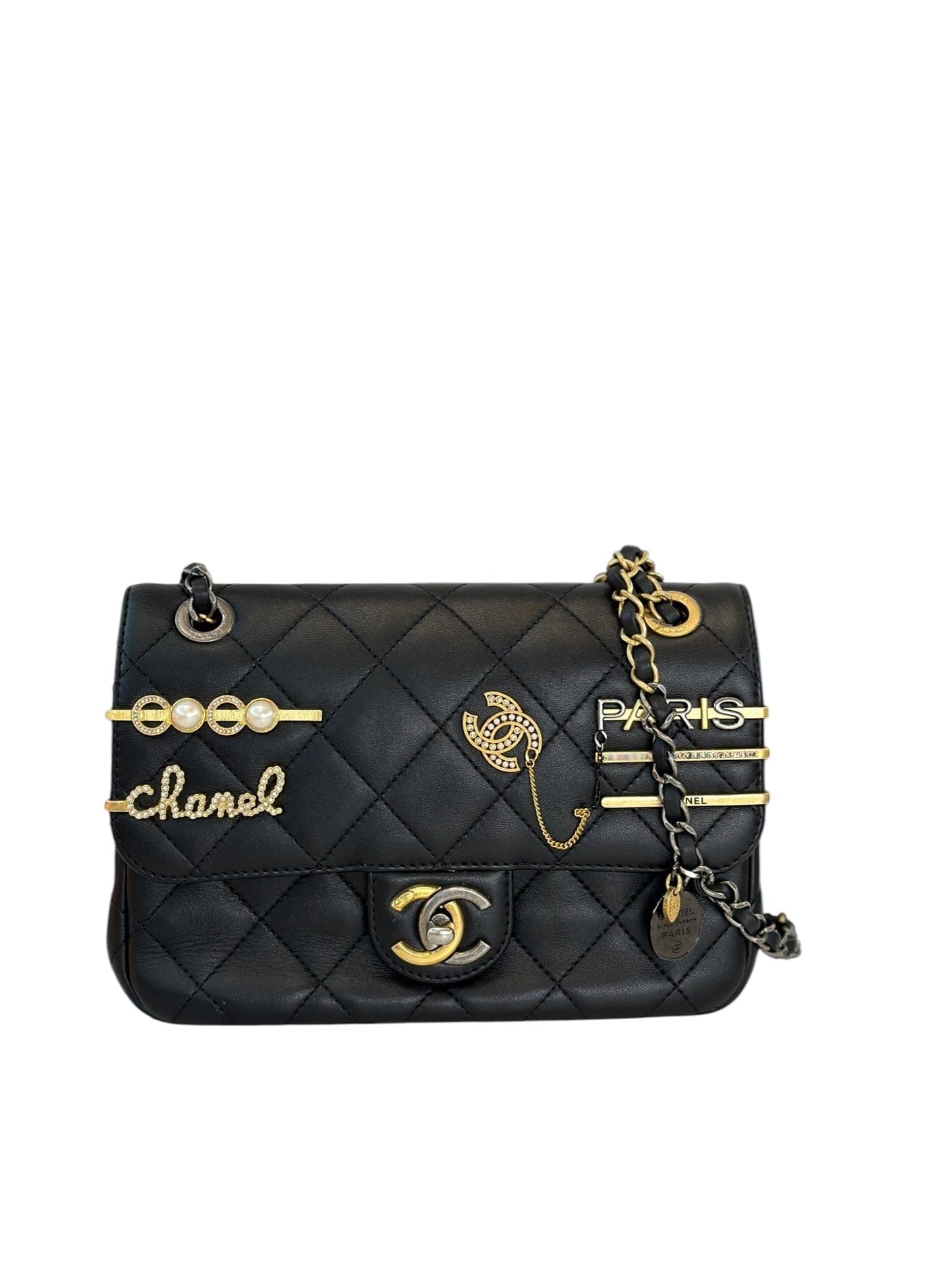 Chanel Black Flap with Charms