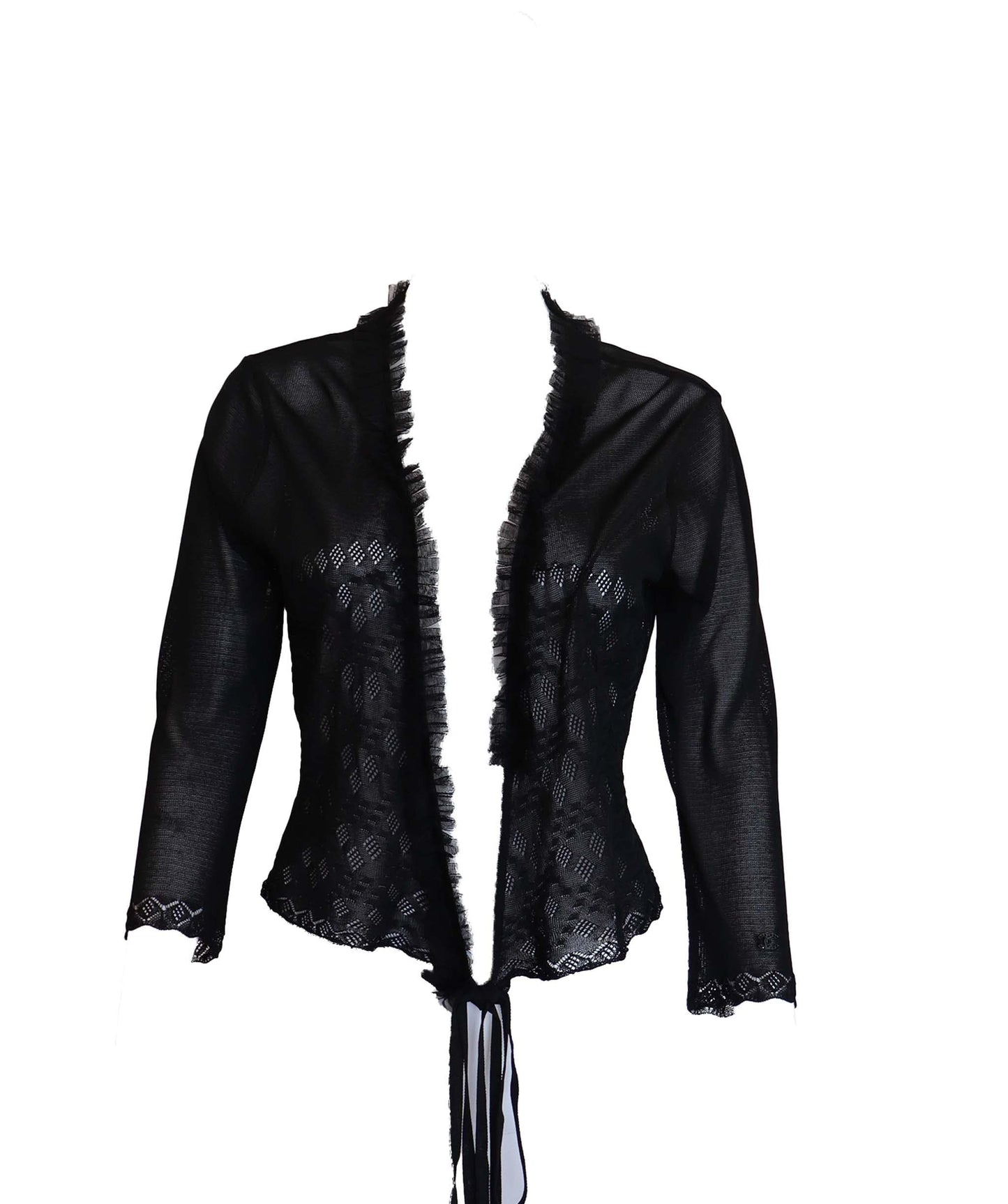 CHANEL Black Cache Coeur DXBS2948