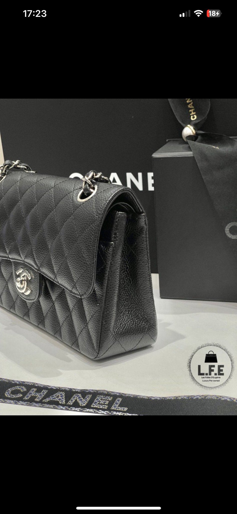 Chanel - Sac Mini Timeless 23 noir