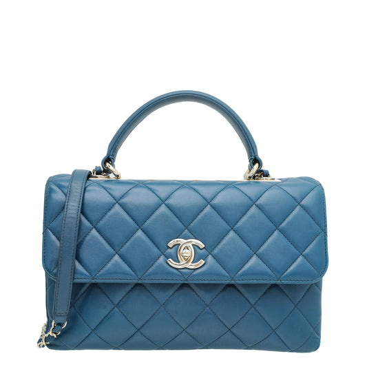Chanel Blue CC Trendy Medium Flap Bag