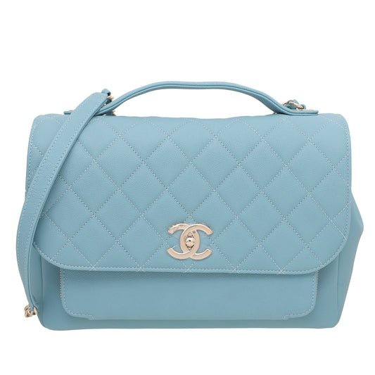 Chanel Light Blue Business Affinity Large Bag