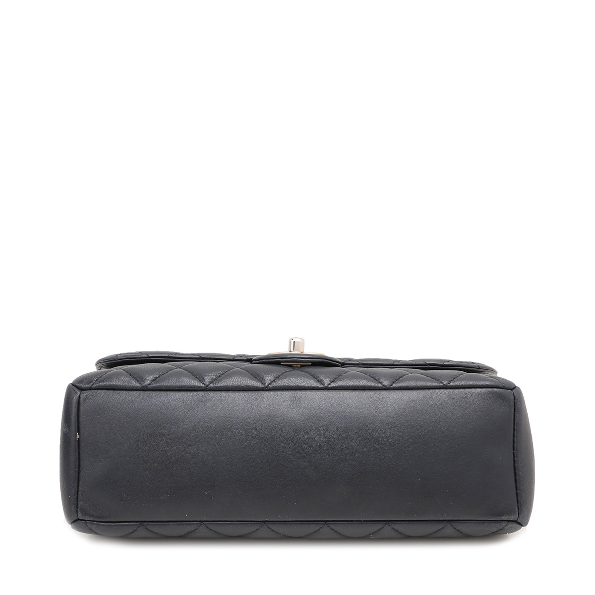 Chanel Navy Blue CC Bordered Flap Shoulder Bag