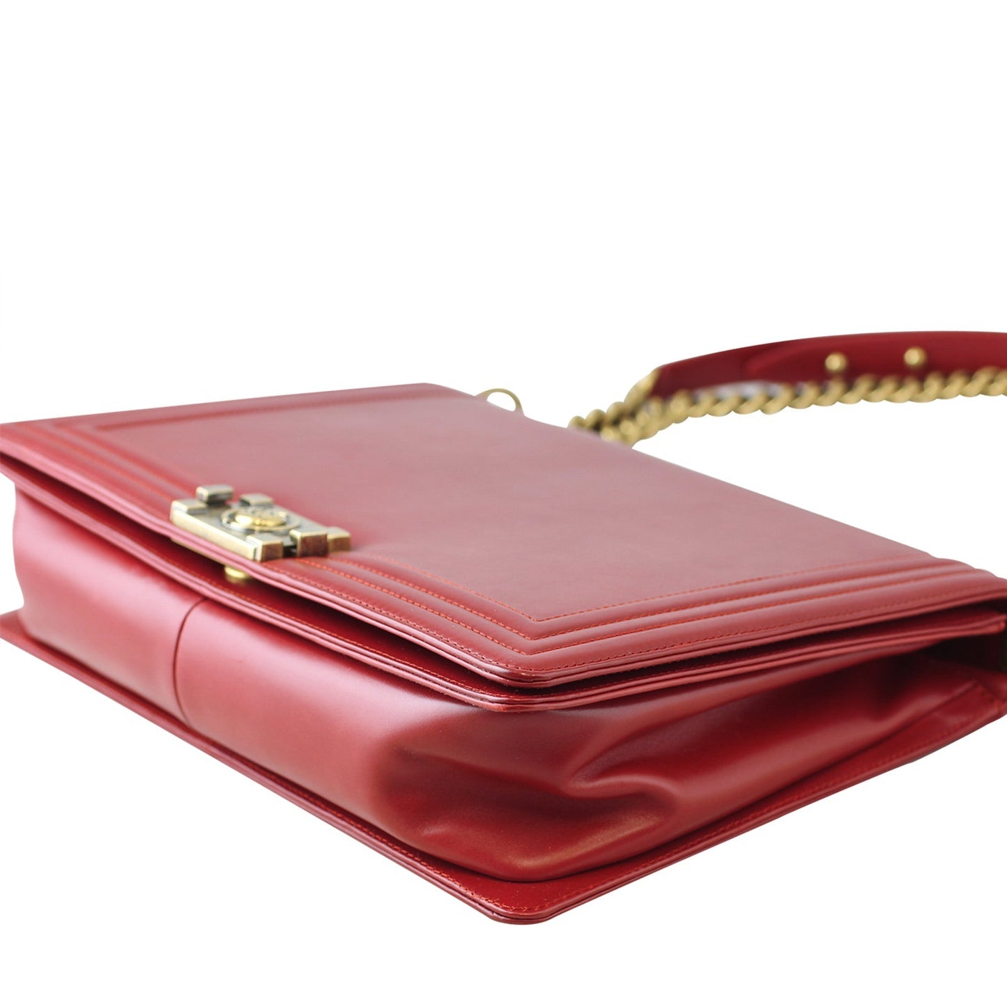 Chanel Boy Large | Red 15 Series