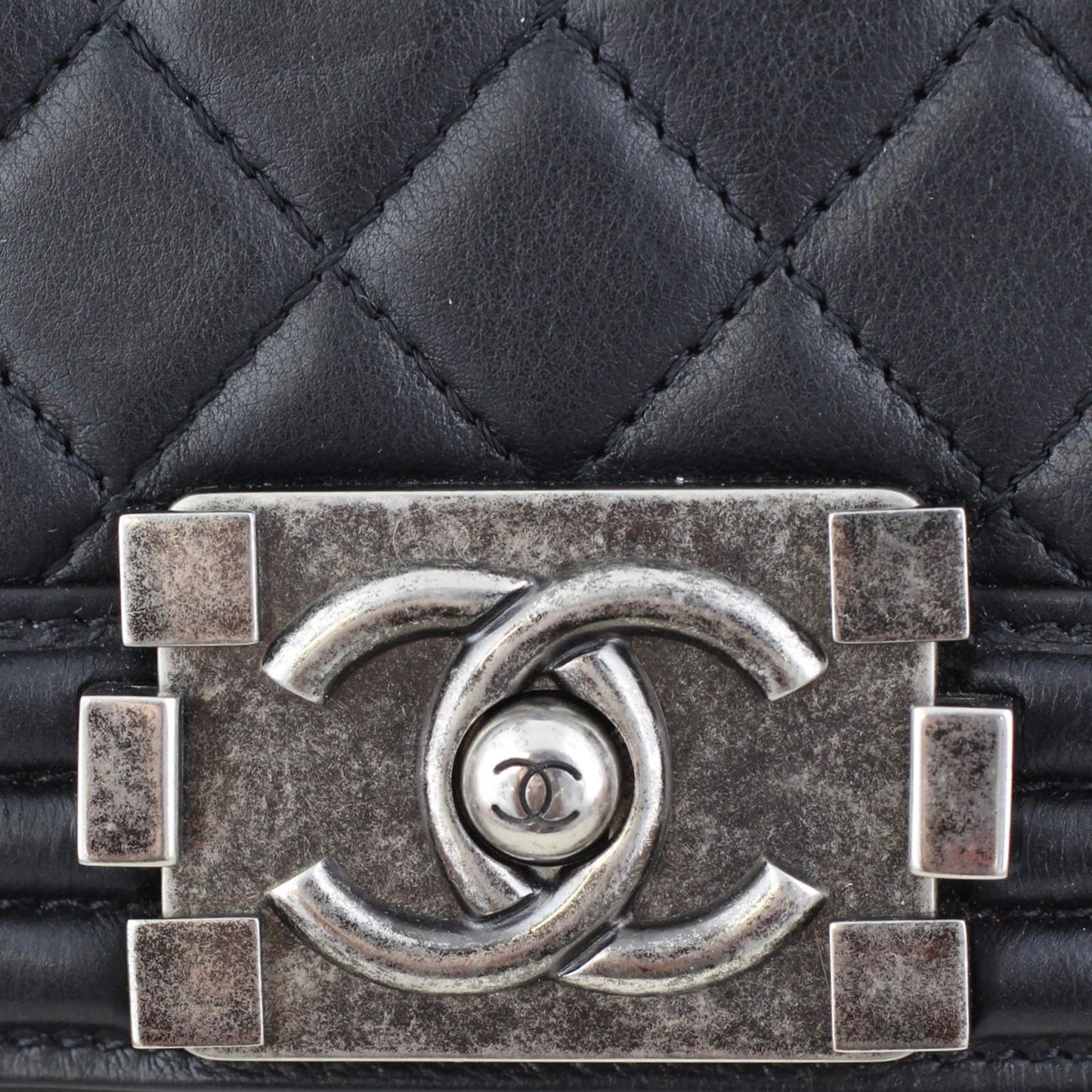 Chanel Boy Bag New Medium | Black 19 Series