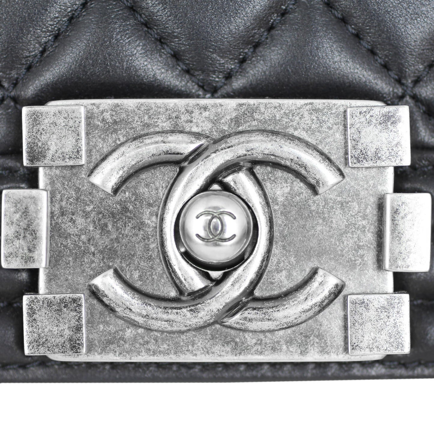 Chanel Boy Bag Old Medium | Black 19 Series