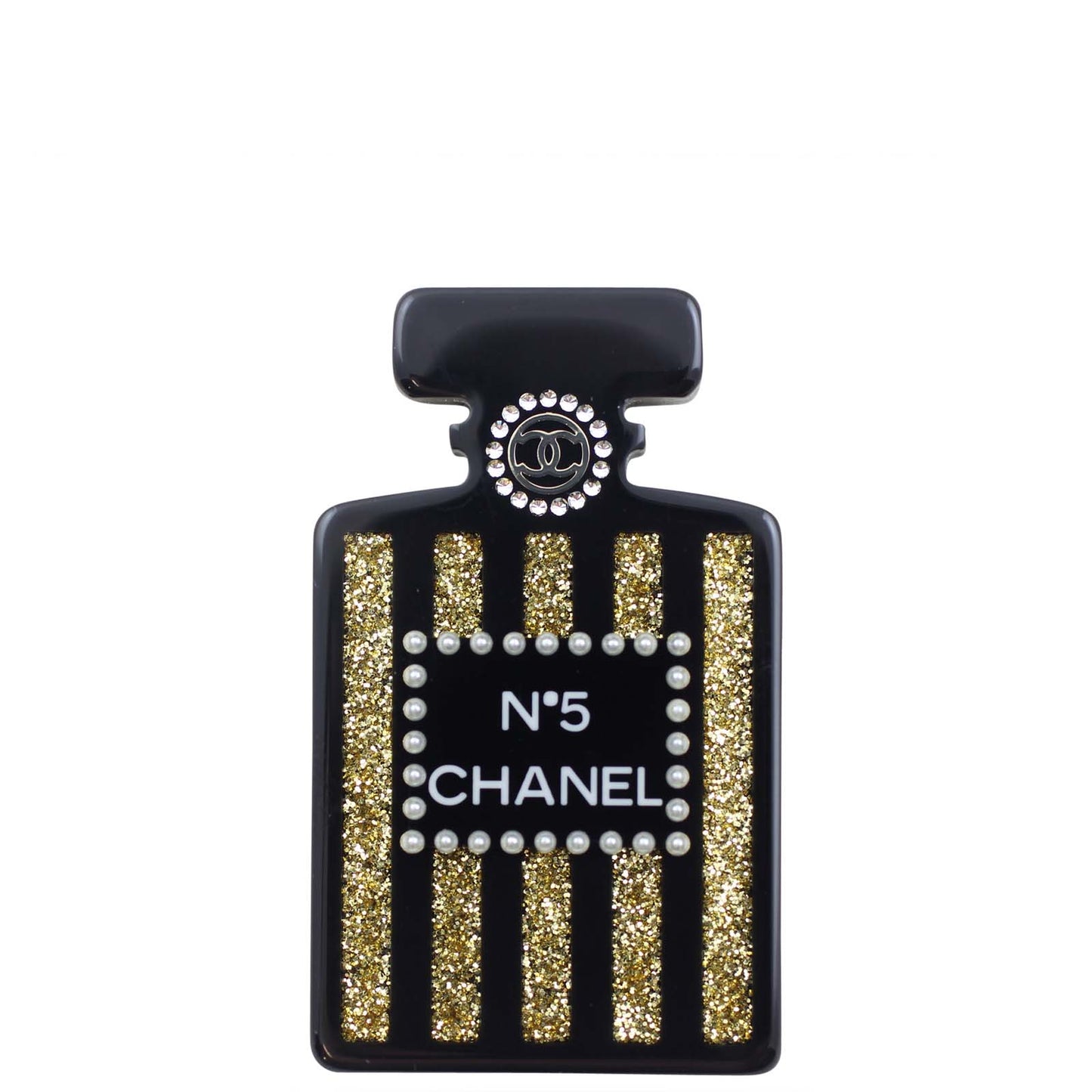 Chanel No.5 Bottle Brooch | Resin