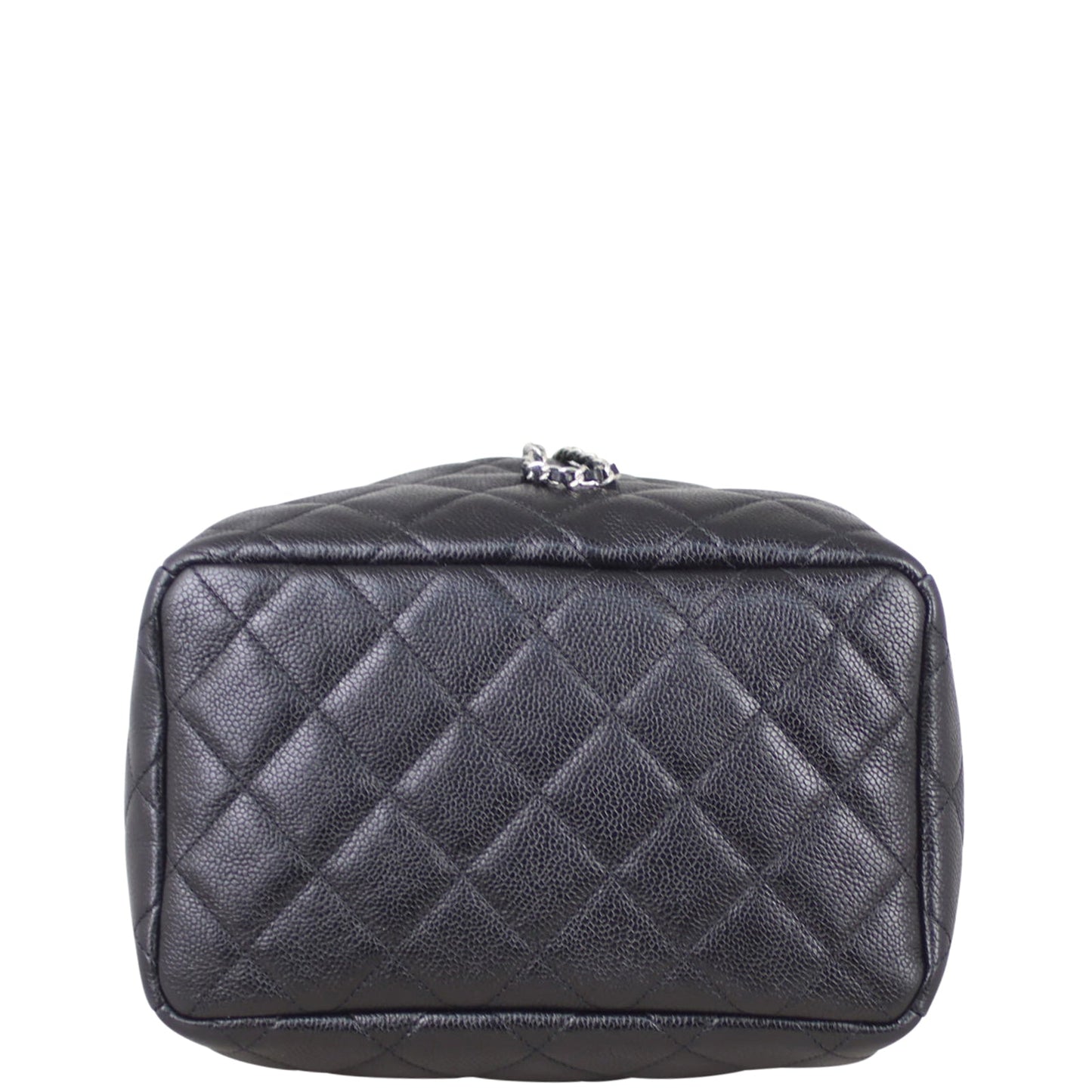 Chanel Quilted CC Drawstring Bucket Bag | Black Soft