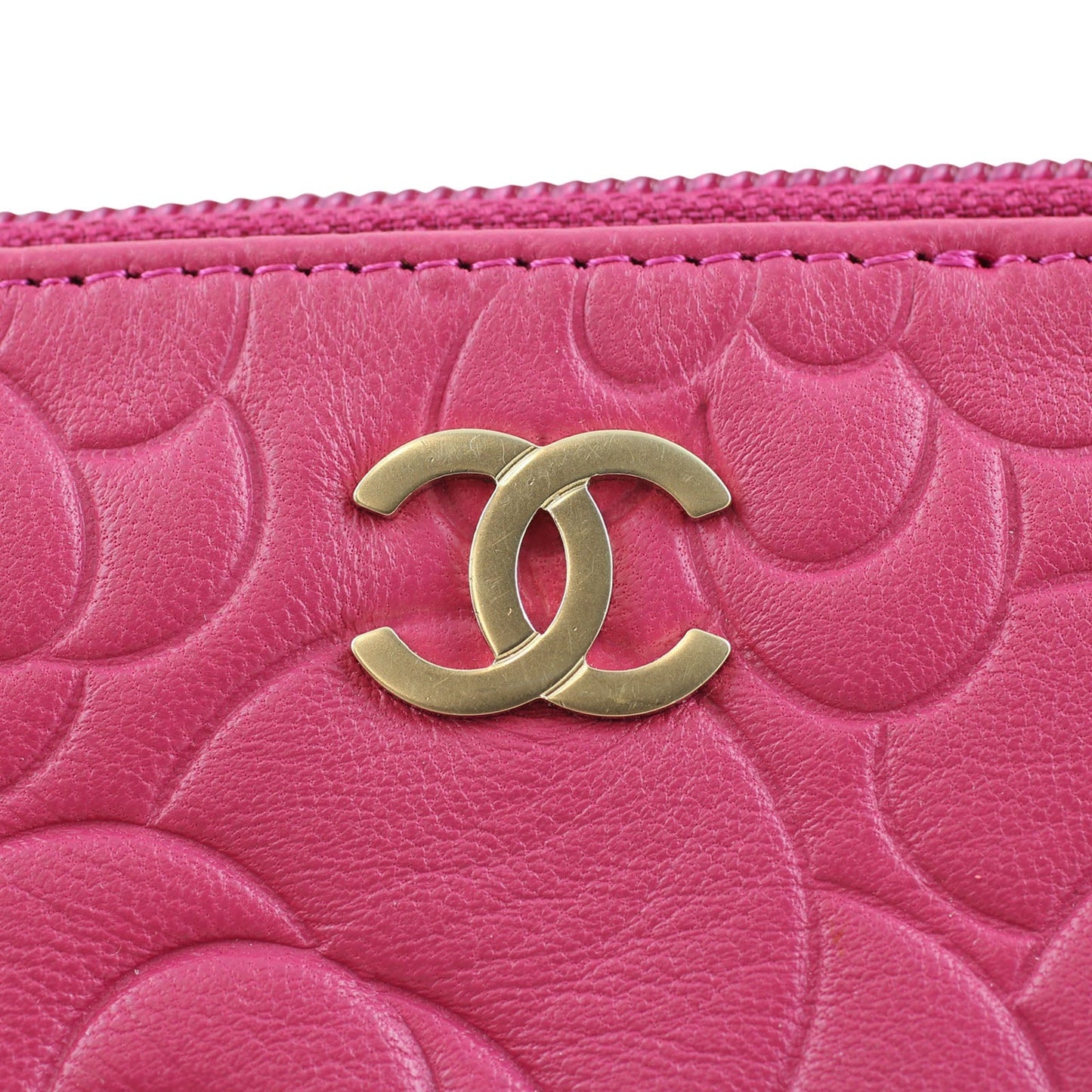 Chanel Camellia Key Pouch