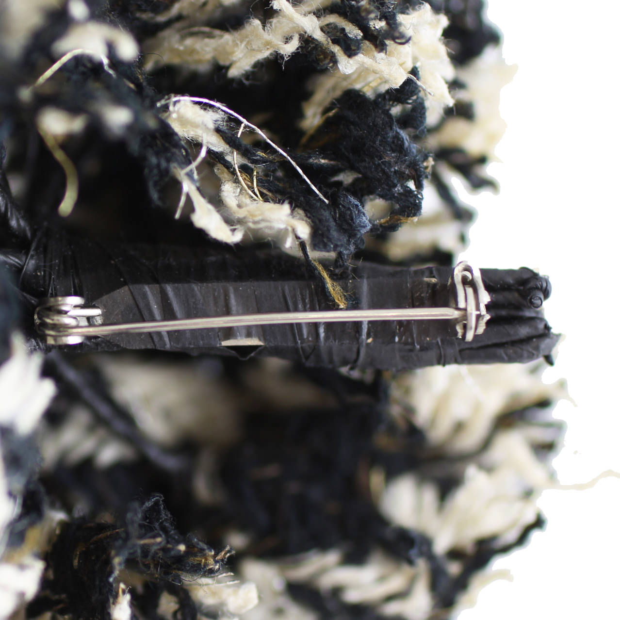 Chanel Camellia Tweed Brooch