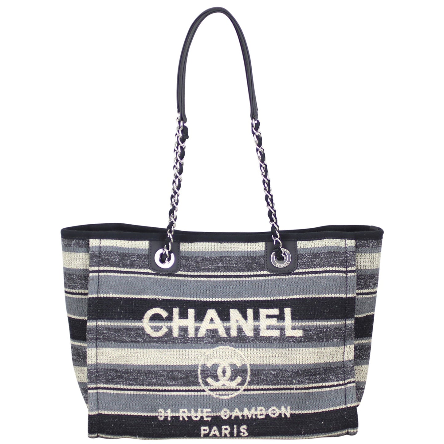 Chanel Canvas Deauville Tote Medium