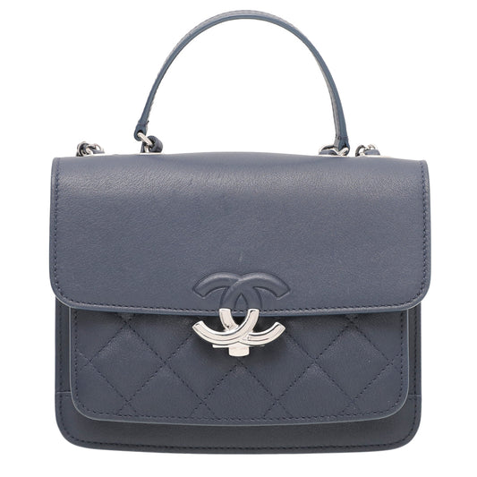 Chanel Blue CC Box Flap Bag