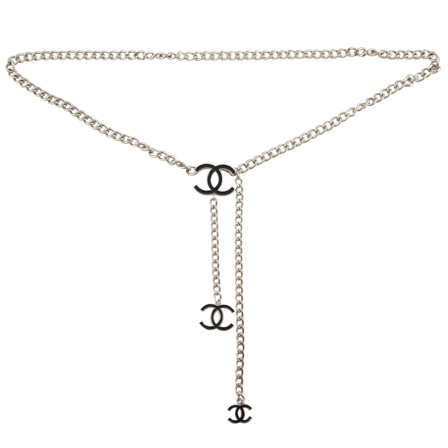Chanel CC Chain Belt | Silver Tone Chain