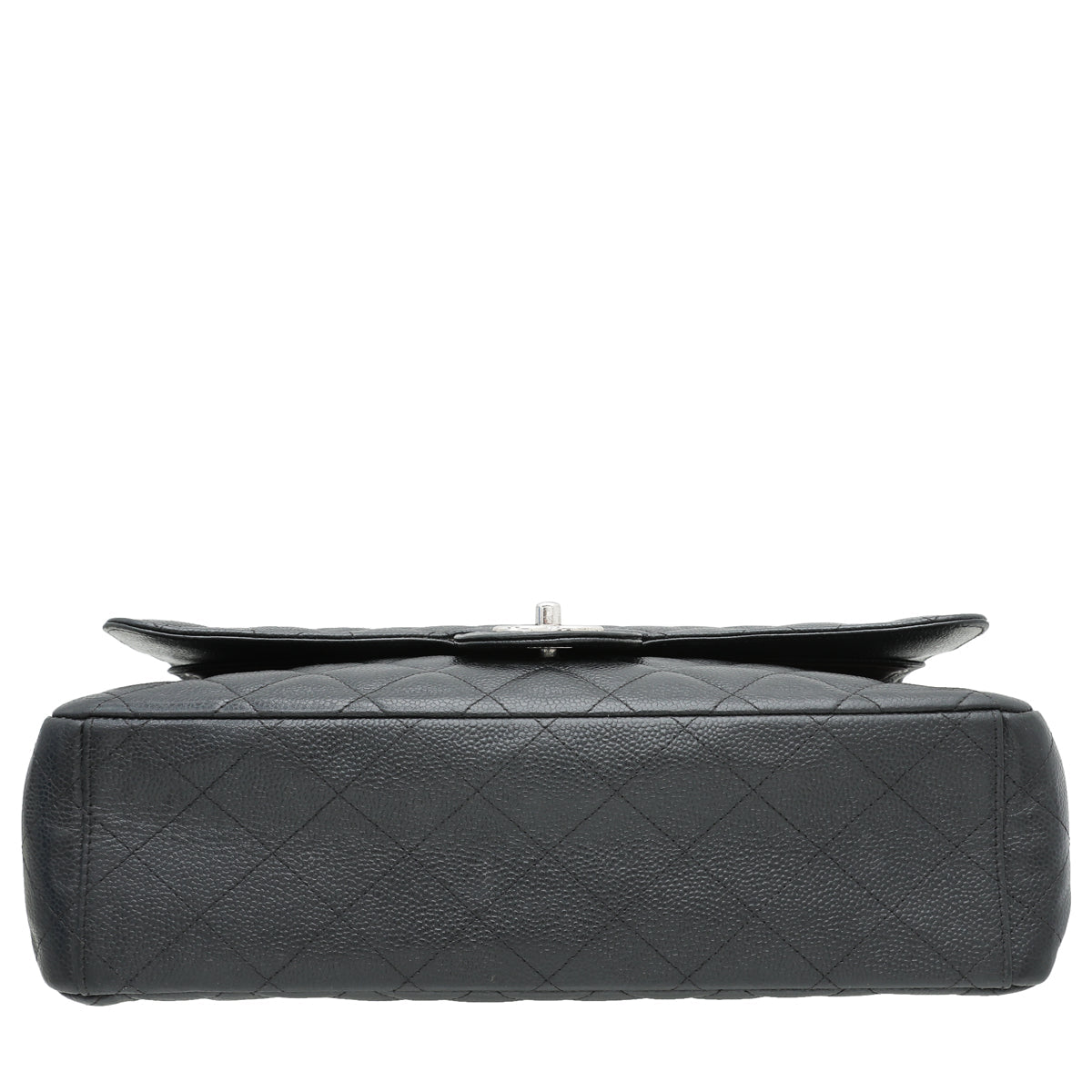 Chanel Black CC Classic Double Flap Maxi Bag