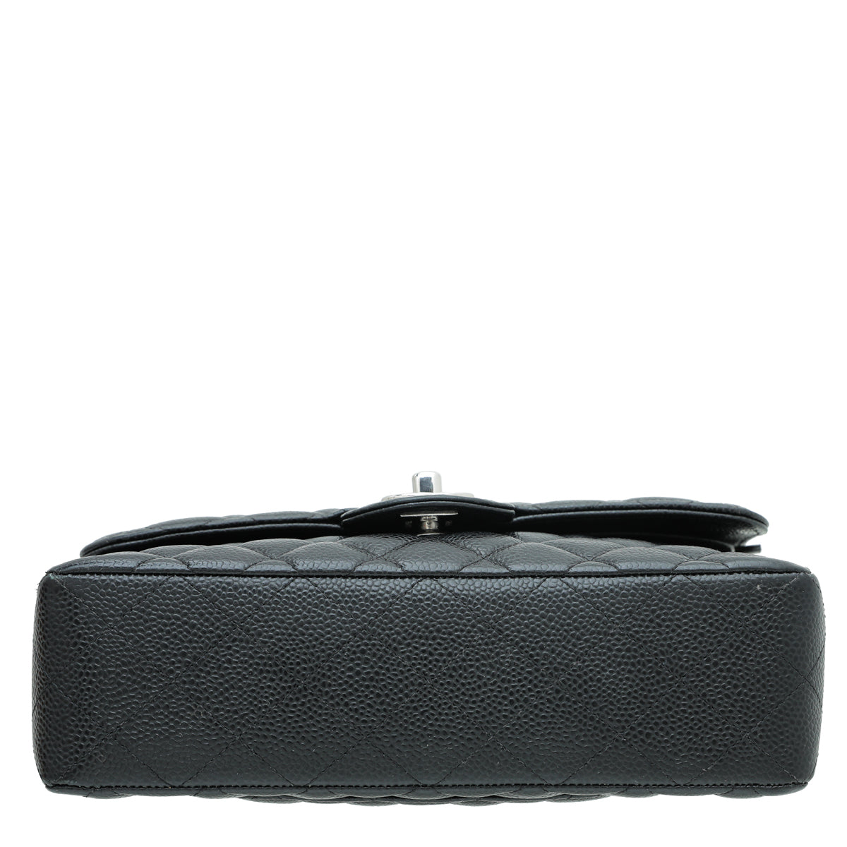 Chanel Black CC Classic Double Flap Medium Bag