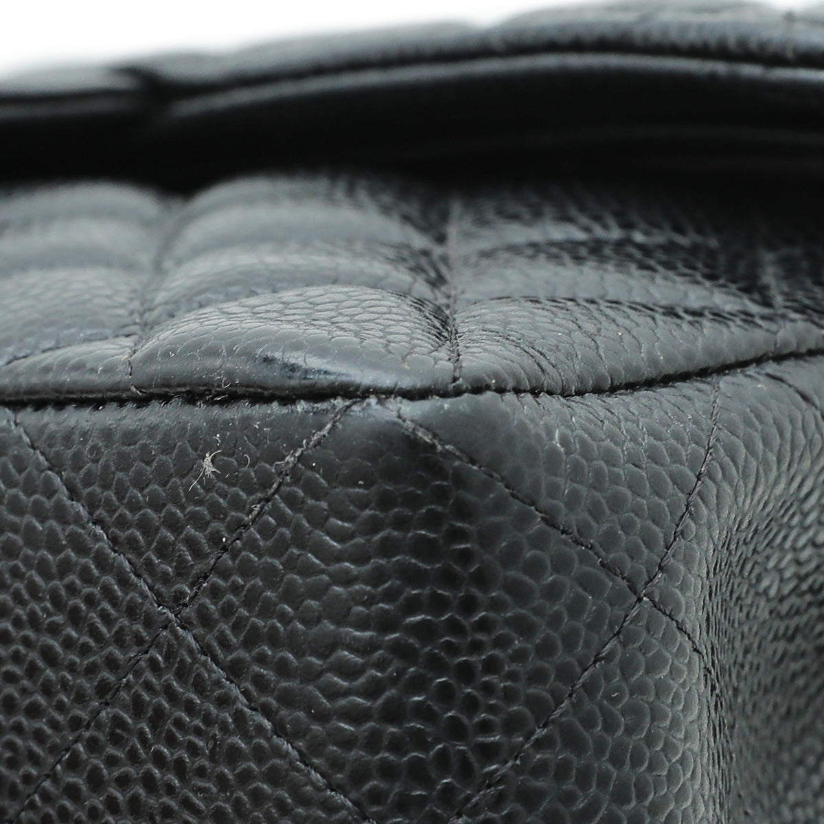 Chanel Black CC Classic Double Flap Medium Bag