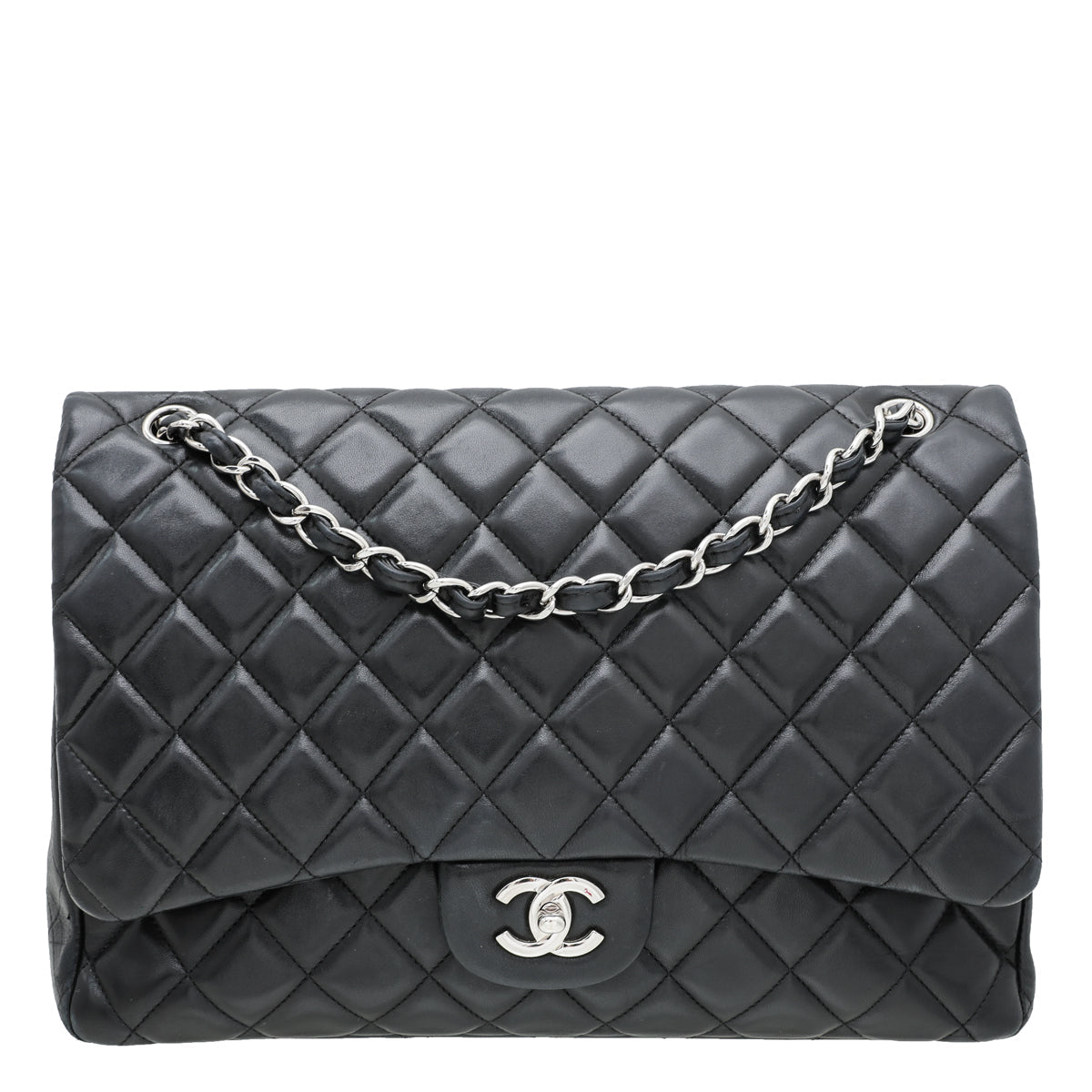 Chanel Black CC Classic Single Flap Bag