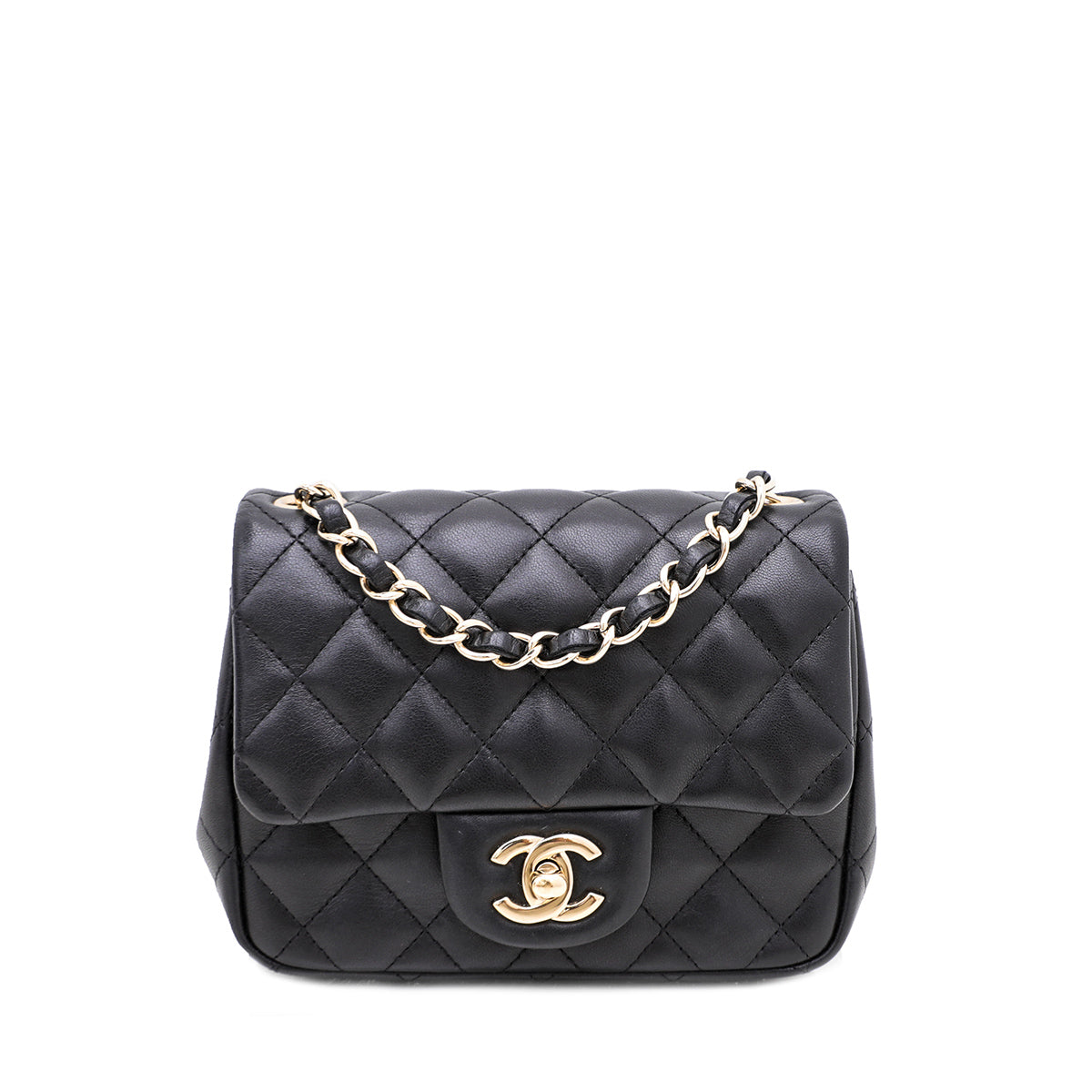 Chanel Black CC Classic Mini Flap Bag