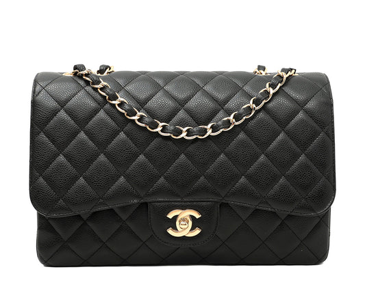 Chanel Black CC Classic Single Flap Bag