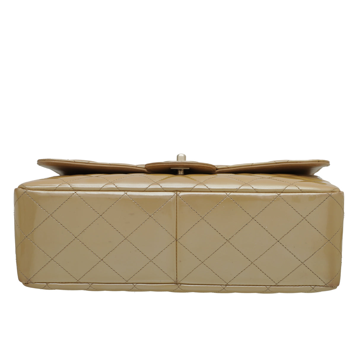 Chanel Gold CC Classic Single Flap Jumbo Bag