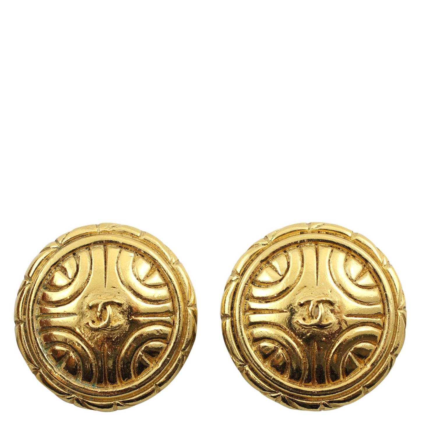 Chanel   Clip on CC Earrings