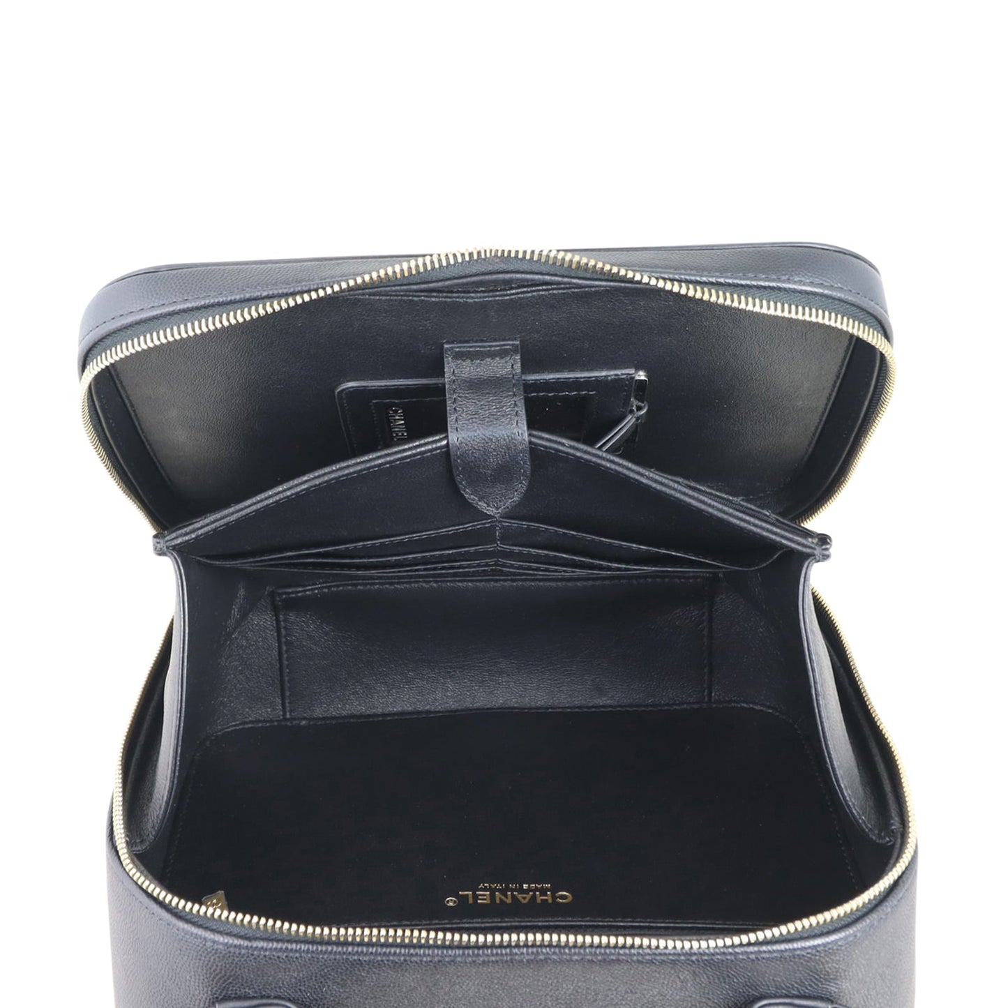 Chanel CC Filigree Vanity Case Large