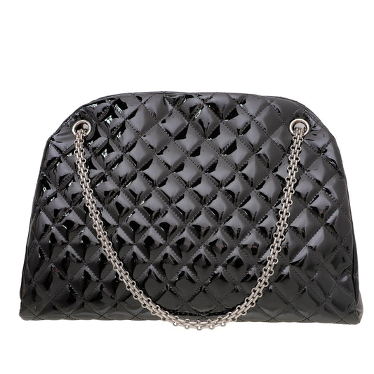 Chanel Black CC Just Mademoiselle Bowling Bag