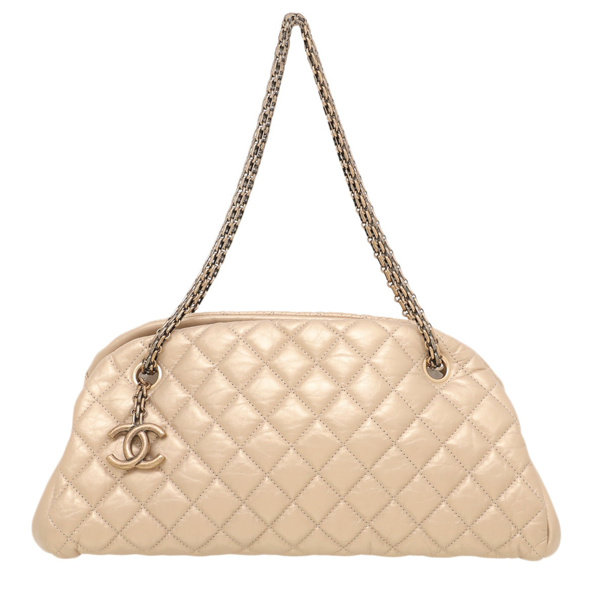 Chanel Metallic Gold CC Just Mademoiselle Bag