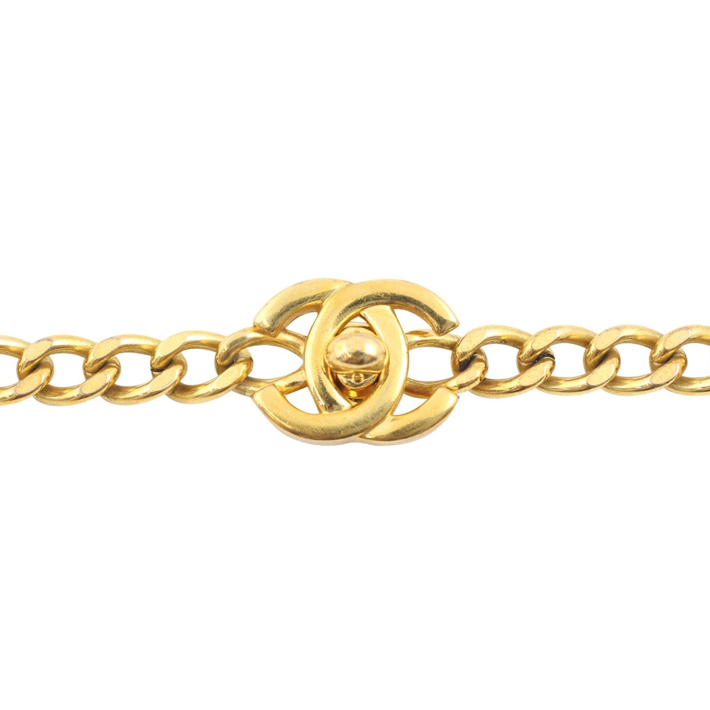 Chanel   CC Turn-Lock Pendant Necklace