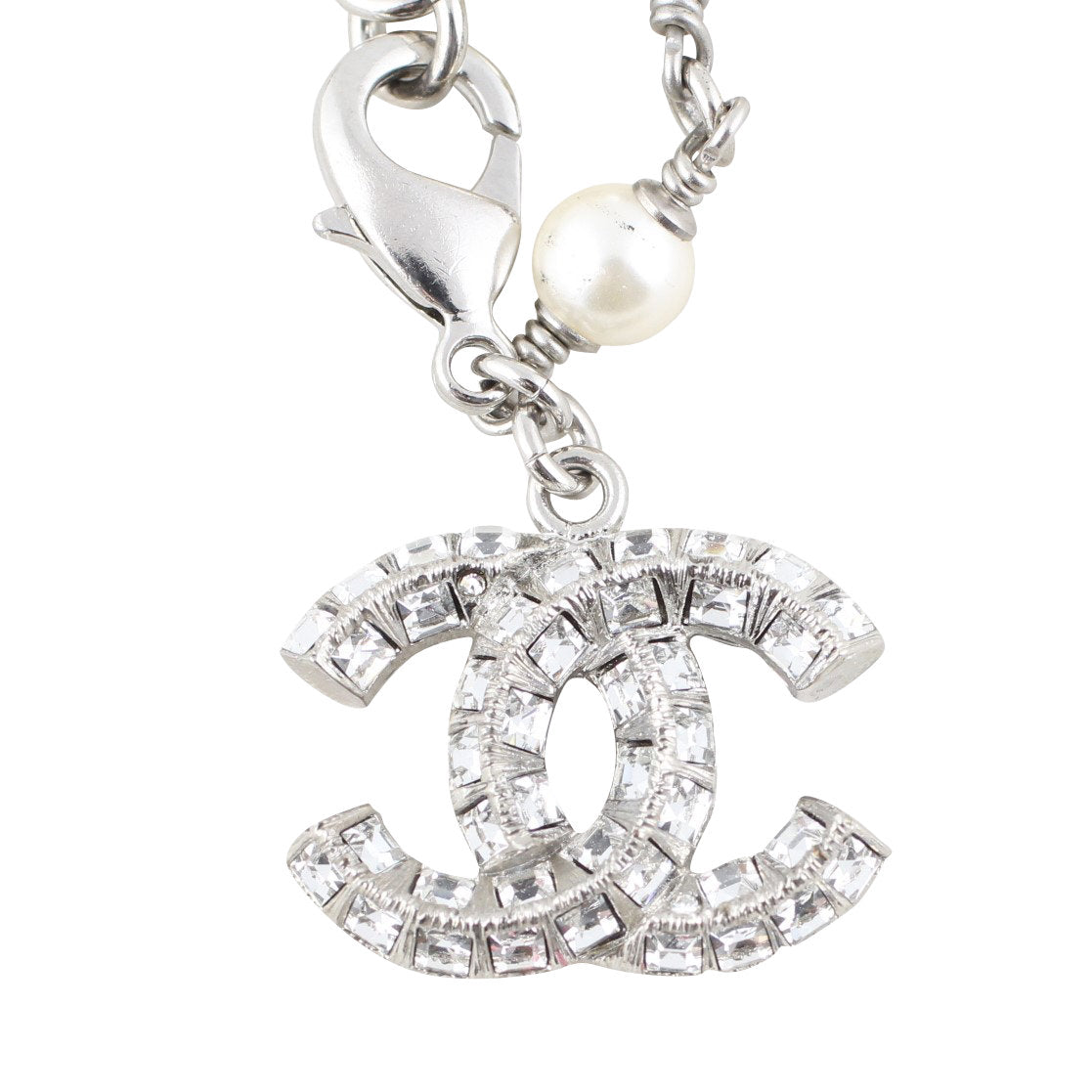 Chanel CC Pearl and Crystal Bracelet