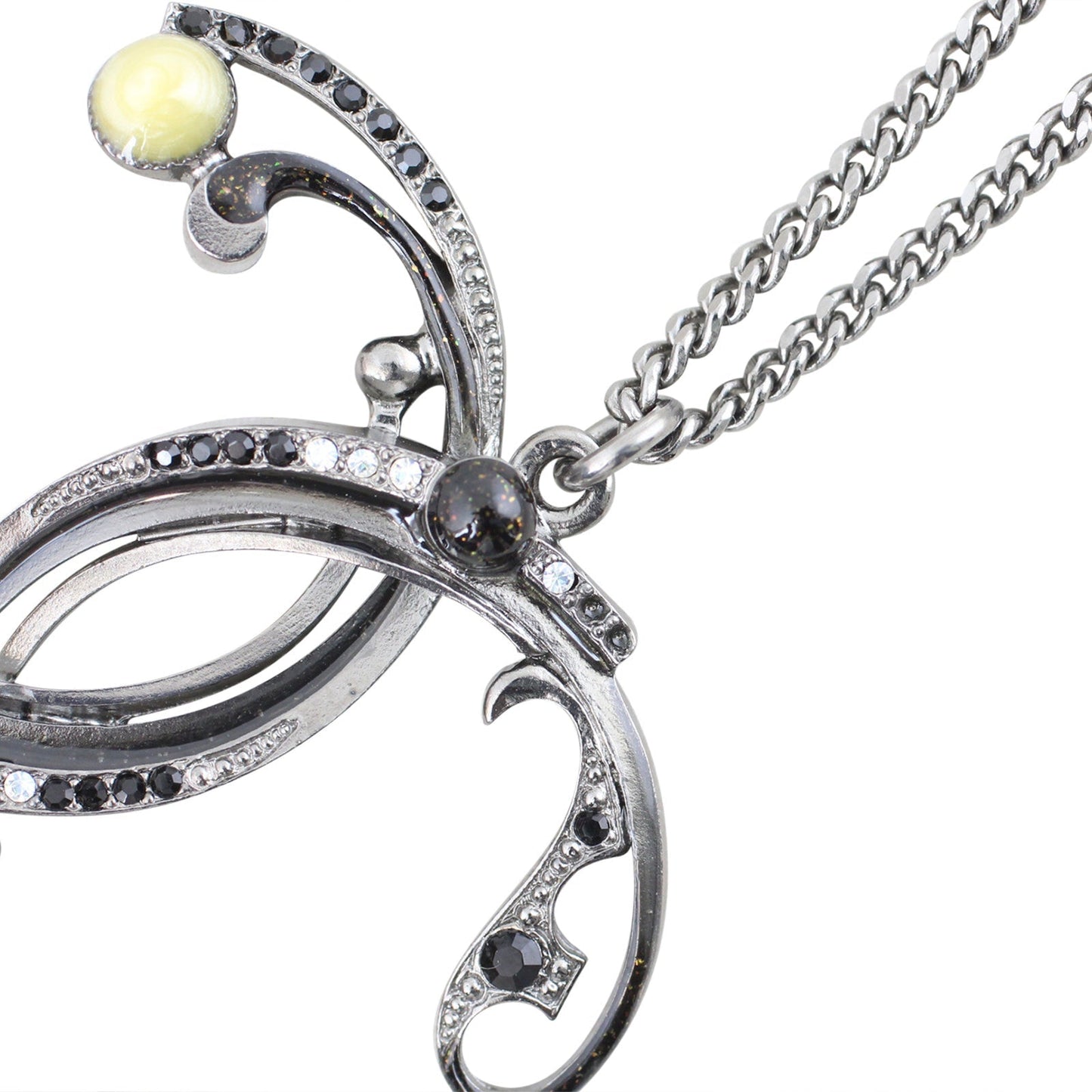 Chanel CC Pendant Bead Necklace