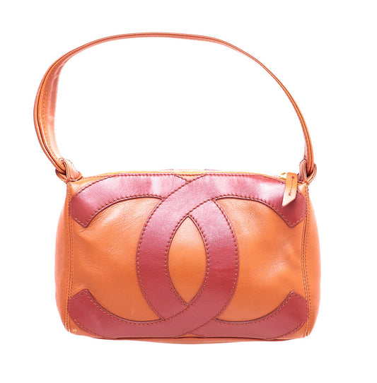 Chanel Rust Orange CC Single Handle Bag